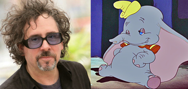 Tim Burton va réaliser une adaptation live de Dumbo
