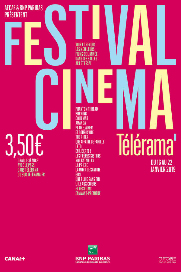 Festival cinéma Télérama 2019 : la liste des 16 films au programme